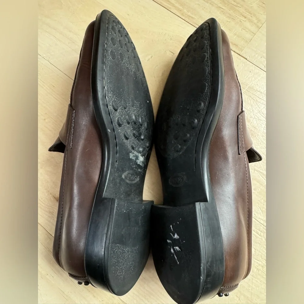 Tod’s Metal Dot’s Loafers in Leather